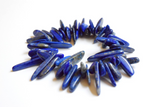 Blue Spike Bead Bracelets