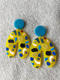 Yellow Mosaic Earrings