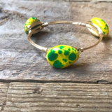 Yellow Speckled Bangle
